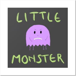 Little Purple Monster Posters and Art